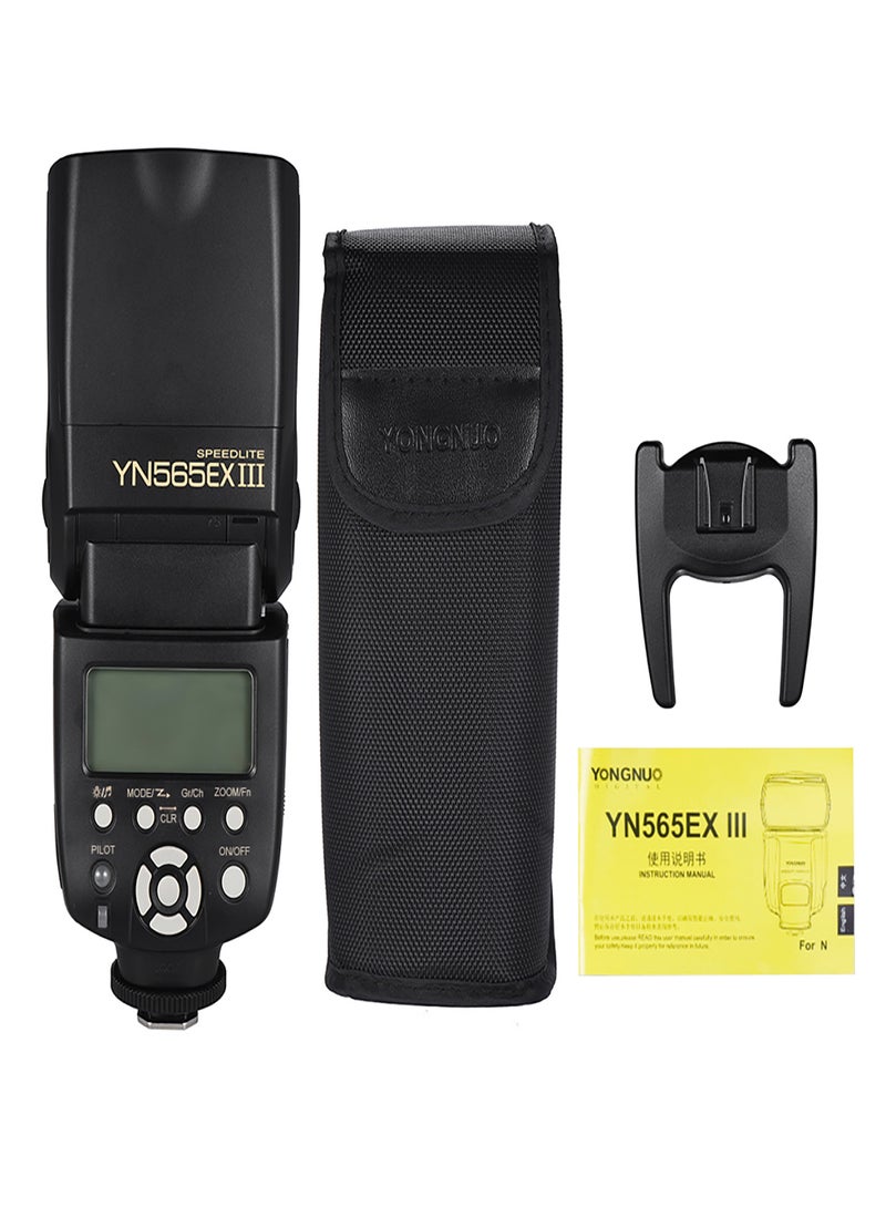 YONGNUO YN565EX III/N Wireless TTL Slave Flash Speedlite GN58 High Speed Recycling System Supports USB Firmware Upgrade for Nikon DSLR Camera - Image 2
